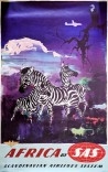 Affiche ancienne originale Air France : Proche Orient-posterissim