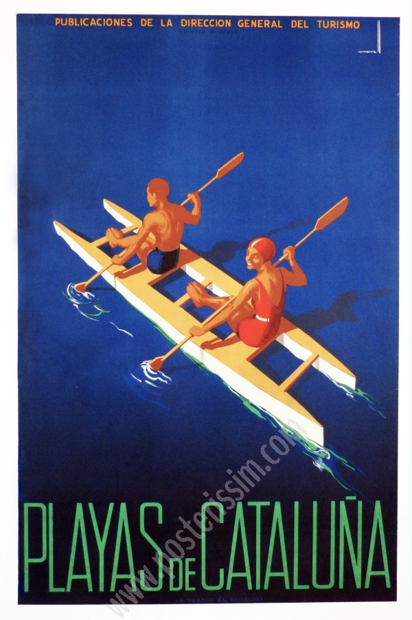 Original poster Playas de Cataluna-posterissim