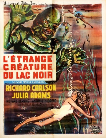 Affiche originale du film L’étrange créature du lac noir-posterissim