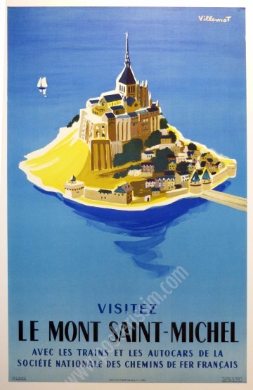 Original poster Visit the Mont Saint Michel-posterissim