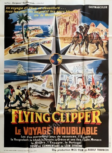 Affiche ancienne originale française Flying Clipper, le voyage inoubliable-posterissim