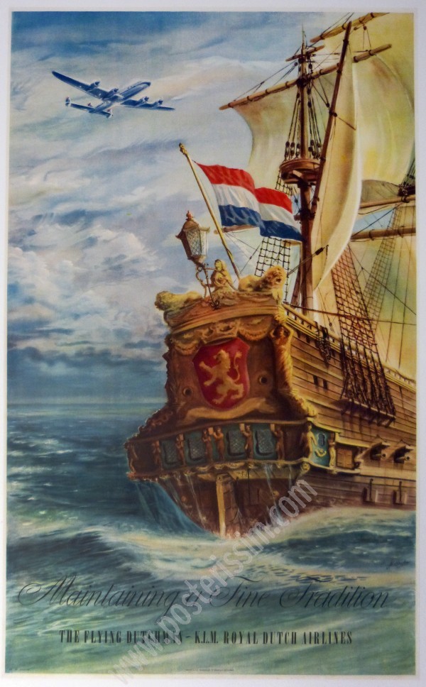 Affiche originale KLM The Flying Dutchman-posterissim