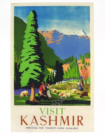 Original poster Visit Kashmir-posterissim