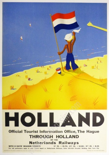 Affiche originale Holland The Hague -posterissim