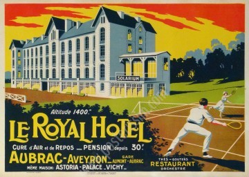 Original poster Royal Hotel Aubrac-posterissim