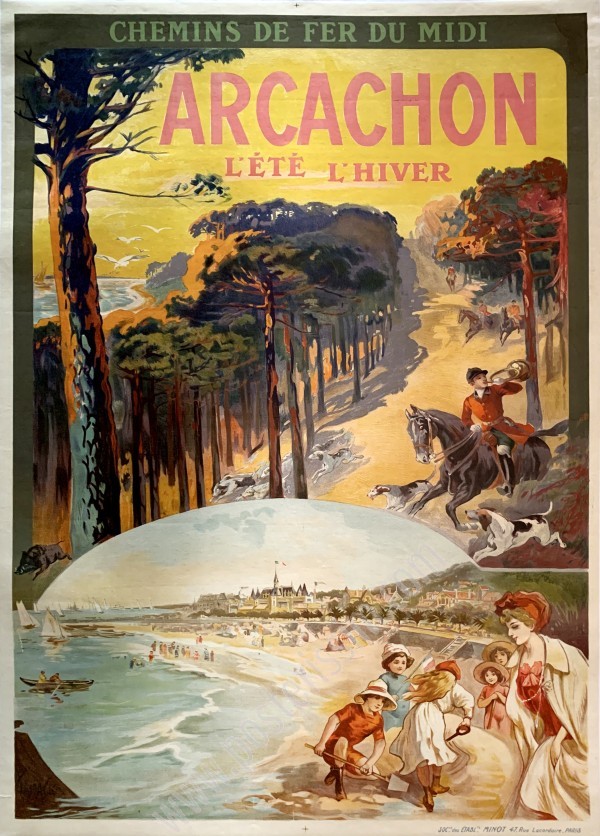 Affiche originale Arcachon-posterissim