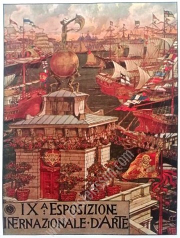 Affiche originale Biennale de Venise 1907-posterissim