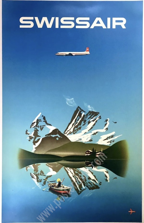 Affiche originale Swissair-posterissim