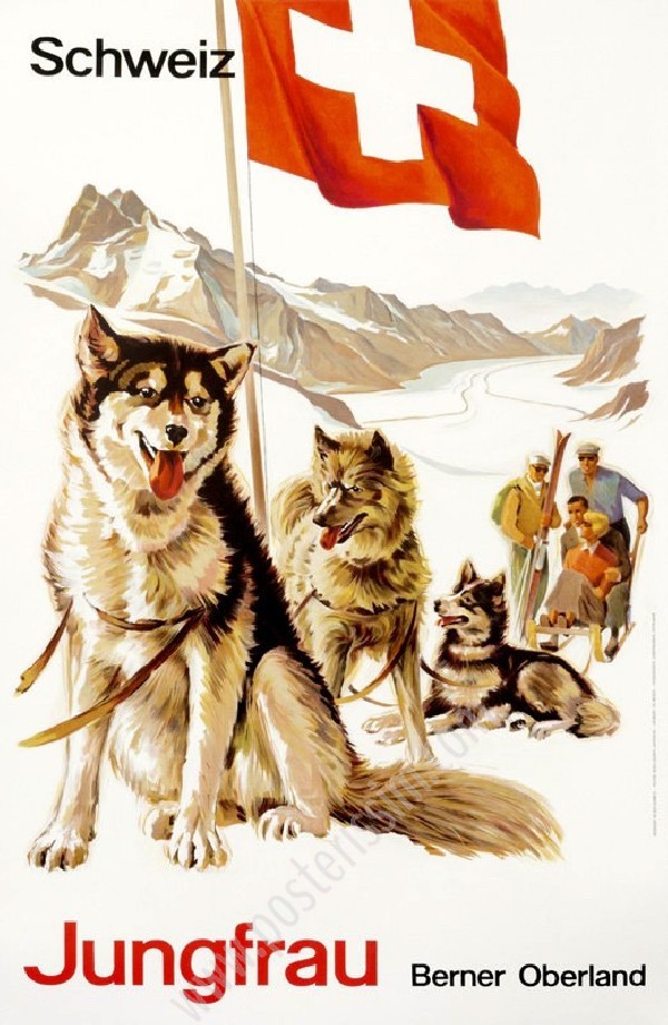 Original poster Schweiz Jungfrau-posterissim