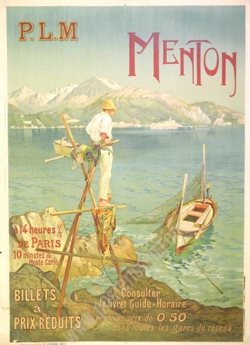 Original poster PLM Menton-posterissim