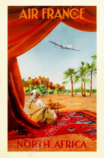 Original Air France poster: North Africa-posterissim