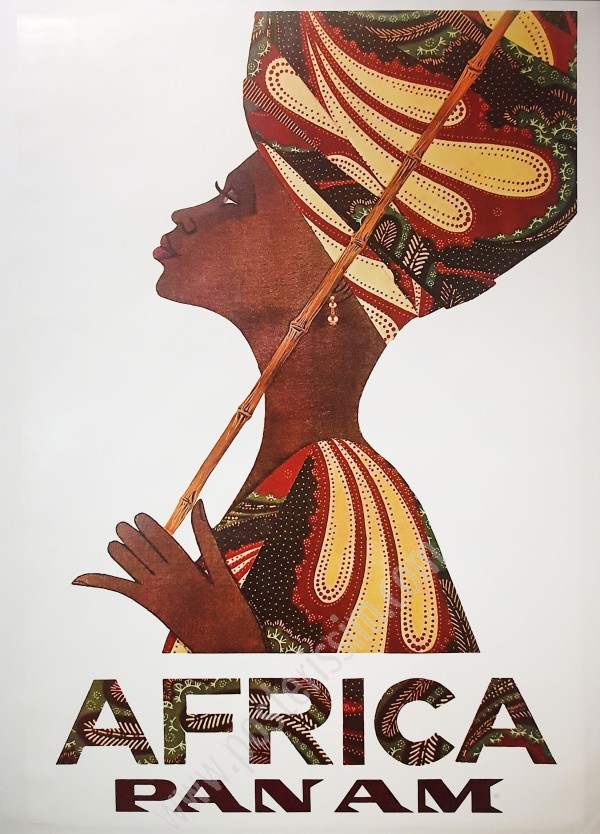 Affiche originale Pan Am Africa-posterissim