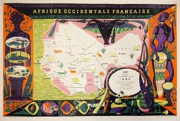 Affiche originale Afrique Occidentale française-posterissim