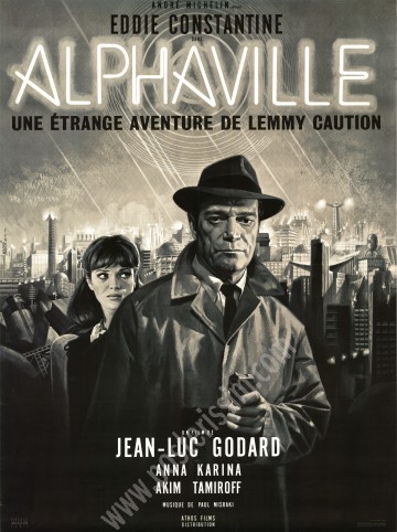 Poster Alphaville, a strange adventure by Lemmy Caution-Posterissim