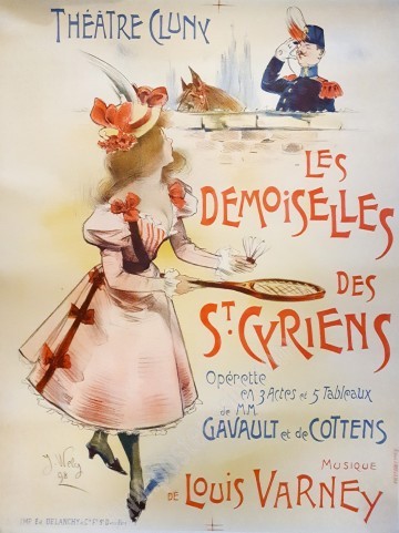 Affiche ancienne originale Les Demoiselles des St.Cyprien-posterissim