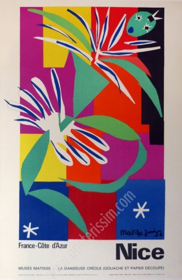 Affiche originale Matisse – Nice Côte d’Azur (1965)