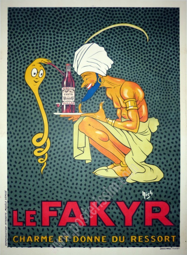 Le Fakyr par Mich | Affiche ancienne originale | Posterissim