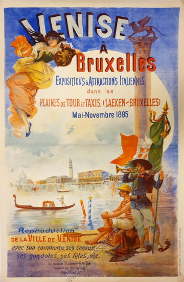 Venise à Bruxelles, expositions et attractions