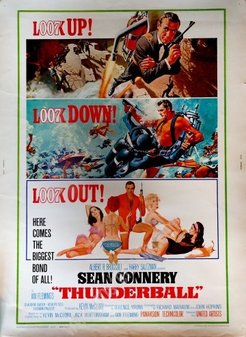 Affiche ancienne originale Thunderball-posterissim