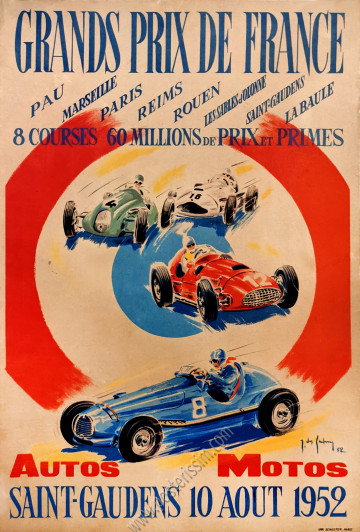 Grands Prix de France : Saint-Gaudens 1952