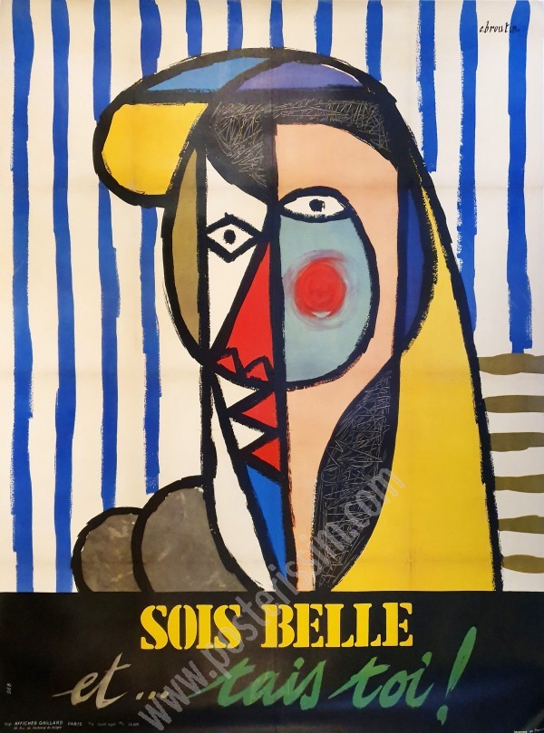 Affiche originale Sois belle et tais toi-posterissim