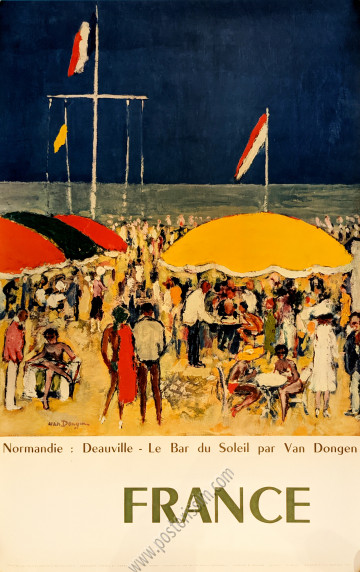Normandie : Deauville - Le Bar du Soleil par Van Dongen
