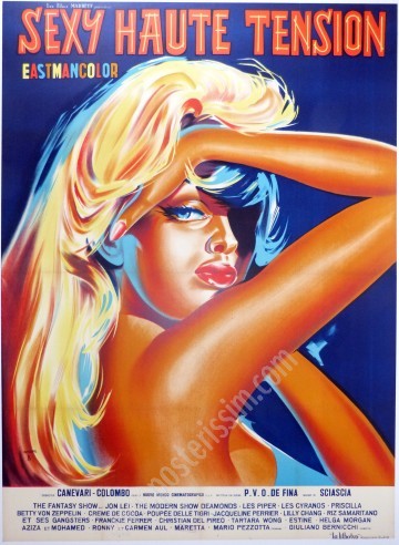 Affiche ancienne originale française du film Sexy Haute Tension-posterissim