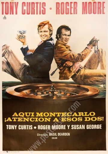 Affiche ancienne originale Aquí Montecarlo ¡Atención a esos dos!-posterissim