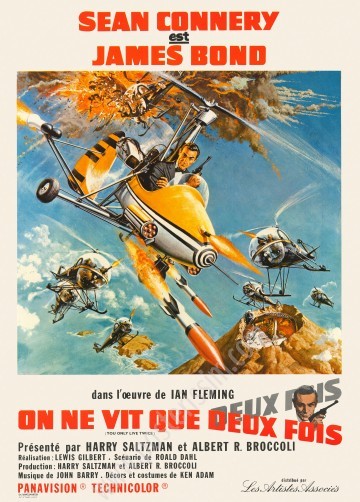 Affiche originale On ne vit que deux fois-posterissim