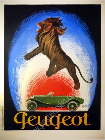 Affiche Peugeot Cappiello 1925 – Originale & Rare
