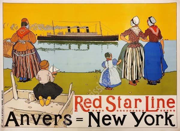 Red Star Line : Anvers New York