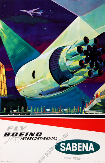 Sabena : Fly Boeing Jet Intercontinental