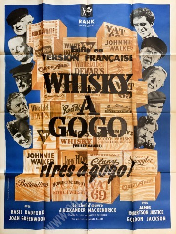 Affiche ancienne originale Whisky à gogo ! (Whisky Galore!)-posterissim