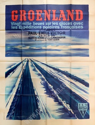 Affiche ancienne originale de Roger Soubie pour le film Groenland-posterissim