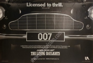 Affiche originale James Bond The Living Daylights-posterissim