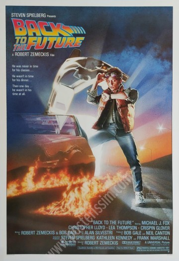 Affiche originale Back to the Future (1985) – Rare & Collector
