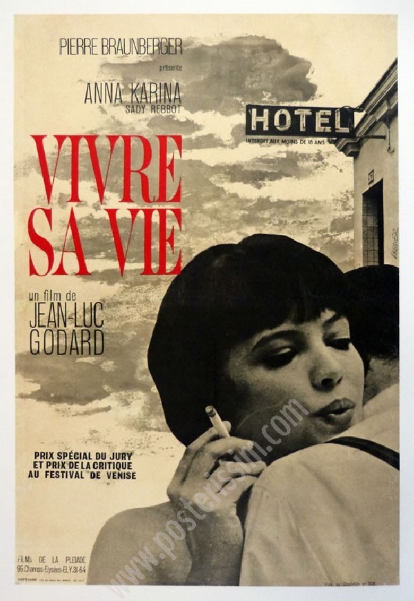 Original poster from the movie Vivre sa Vie-posterissim