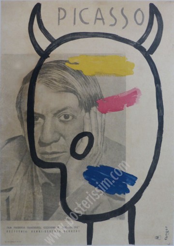 Affiche rare “Picasso” 1956 • Design signé Fangor