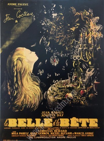 Affiche ancienne originale La Belle et la Bête-posterissim