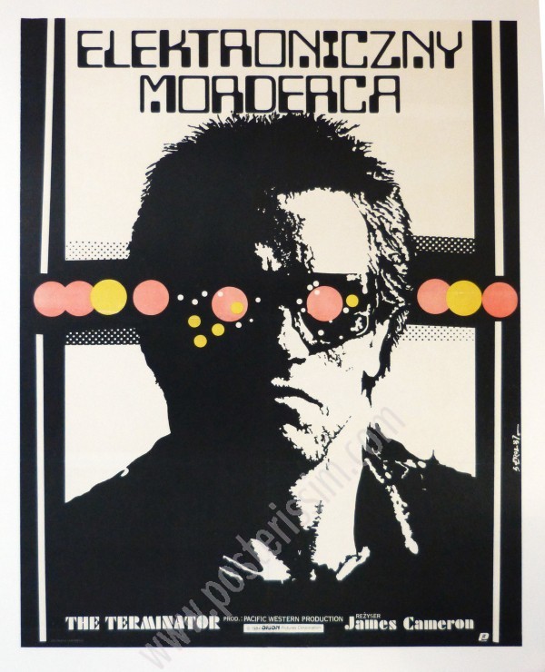 Original Polish poster The Terminator-posterissim