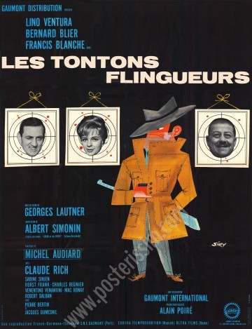 Affiche originale Les tontons flingueurs Modèle A-Posterissim