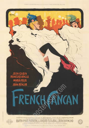 Affiche originale French Cancan modèle B-posterissim