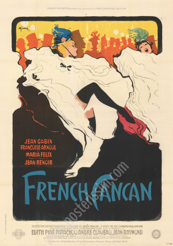 Original poster French Cancan model B-posterissim