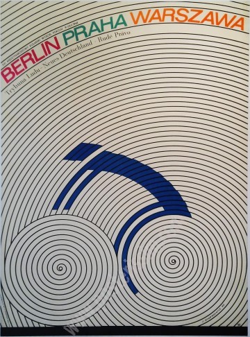 Vintage Poster – 1968 Peace Race Berlin Prague Warsaw