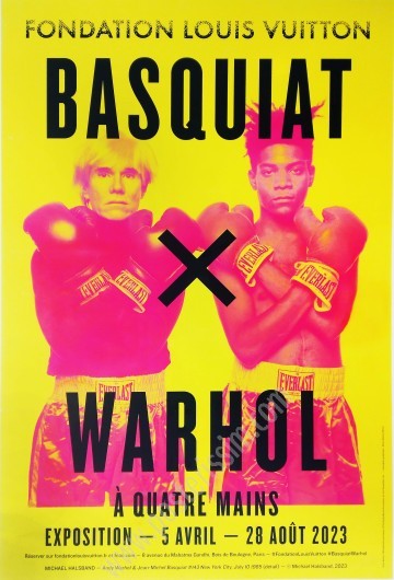 Basquiat × Warhol Poster – Rare Louis Vuitton 2023 Exhibit