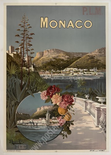 Affiche Monaco 1896 – Hugo d’Alési – Originale PLM