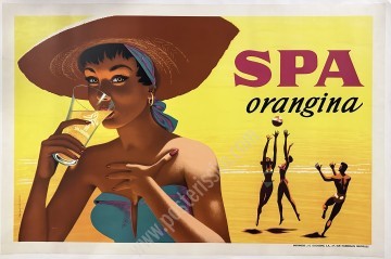 Original Spa Orangina Poster 1959 – Jacques Richez