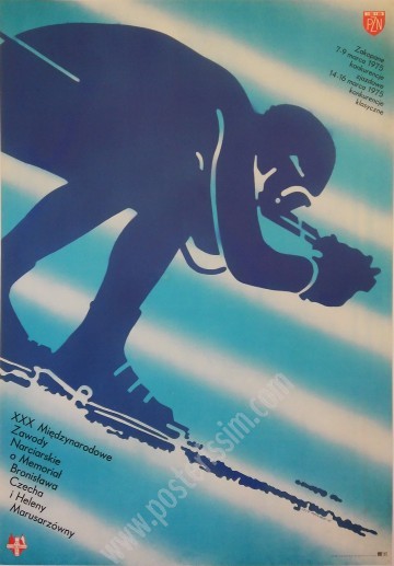 Affiche ski Zakopane 1975 – Design Lech Majewski rare