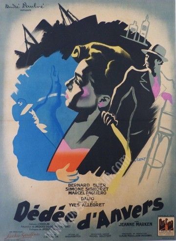 Original Poster Dédée d’Anvers (1948) – Cult French Film Noir