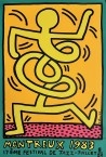 Affiche Keith Haring Montreux 1983 – Sérigraphie originale